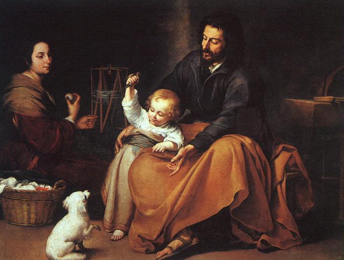 Bartolome Esteban Murillo The Holy Family  dfffg